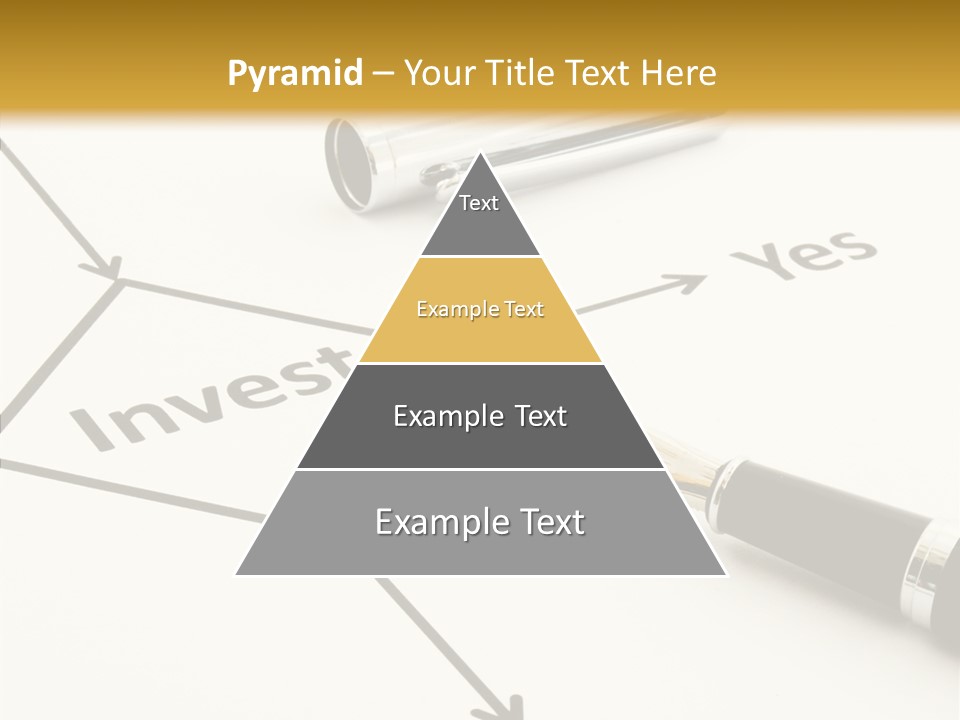 Plan Flowchart Investment PowerPoint Template