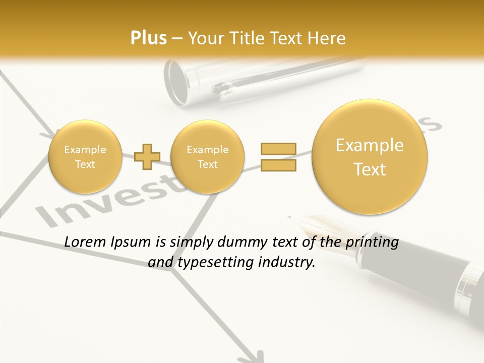 Plan Flowchart Investment PowerPoint Template