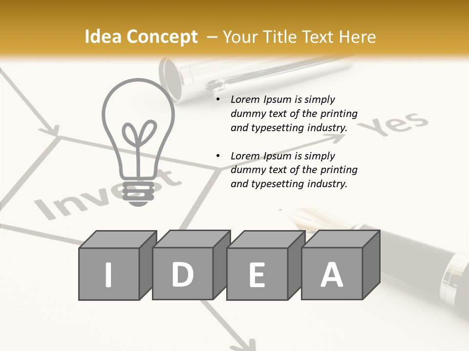 Plan Flowchart Investment PowerPoint Template