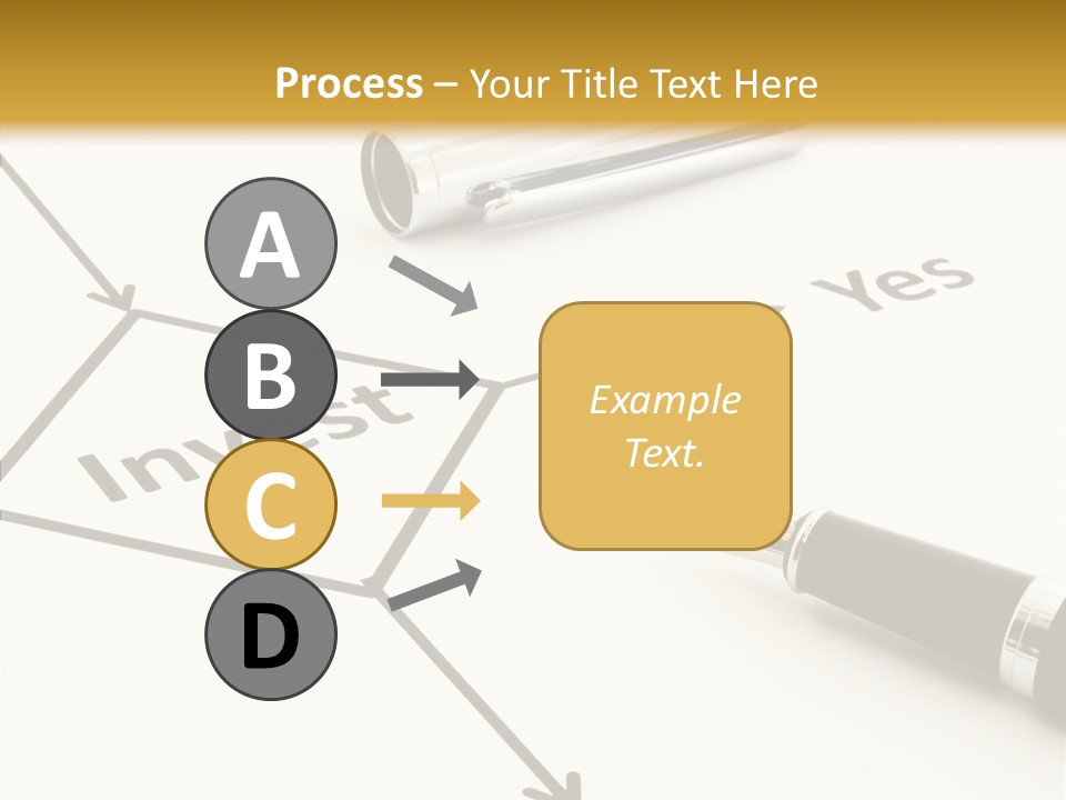Plan Flowchart Investment PowerPoint Template