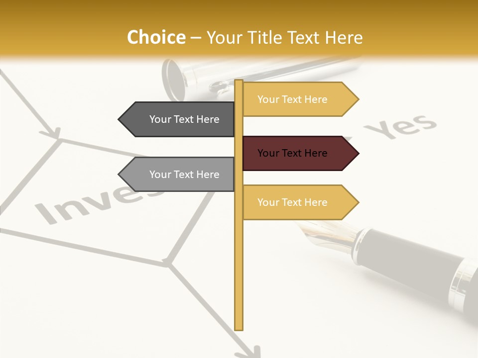 Plan Flowchart Investment PowerPoint Template