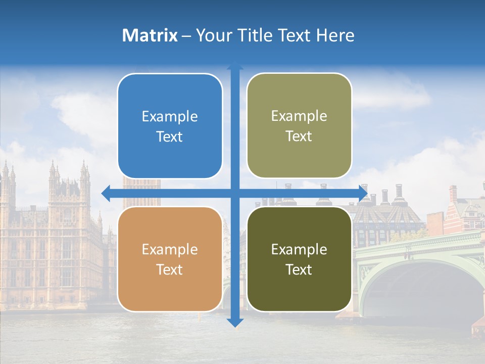 Urban Ornate Houses PowerPoint Template