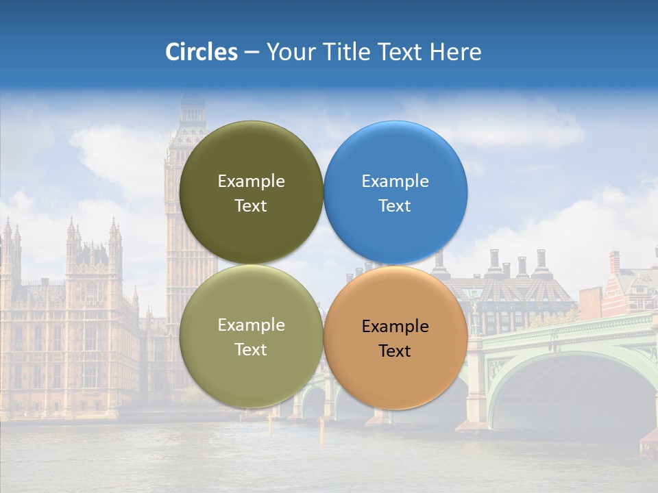 Urban Ornate Houses PowerPoint Template