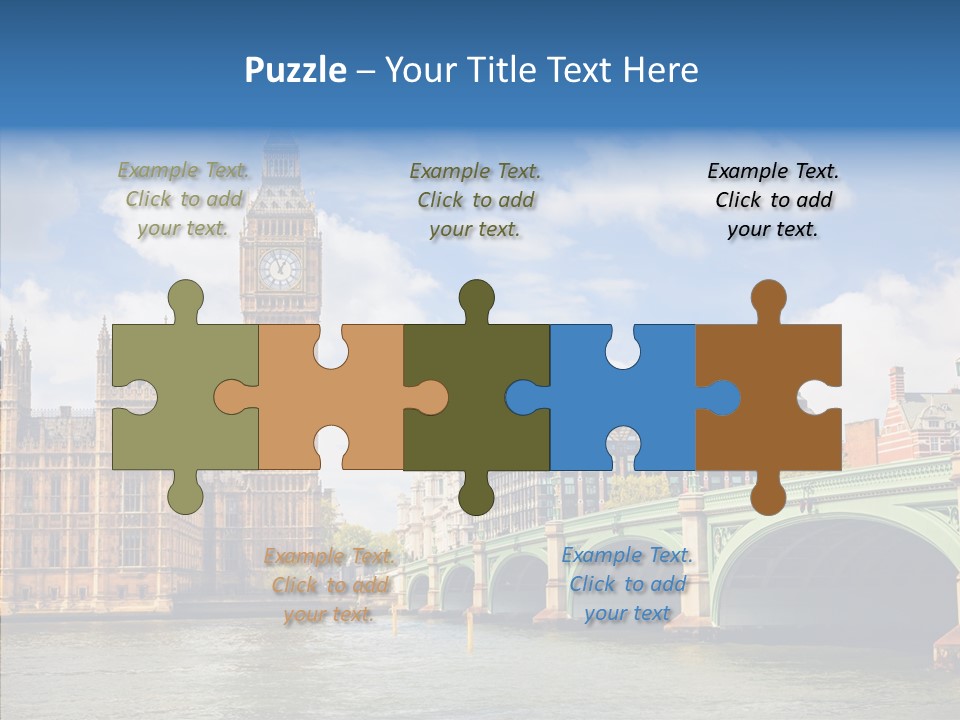 Urban Ornate Houses PowerPoint Template