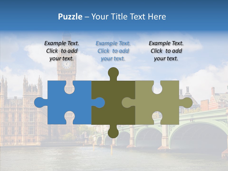 Urban Ornate Houses PowerPoint Template