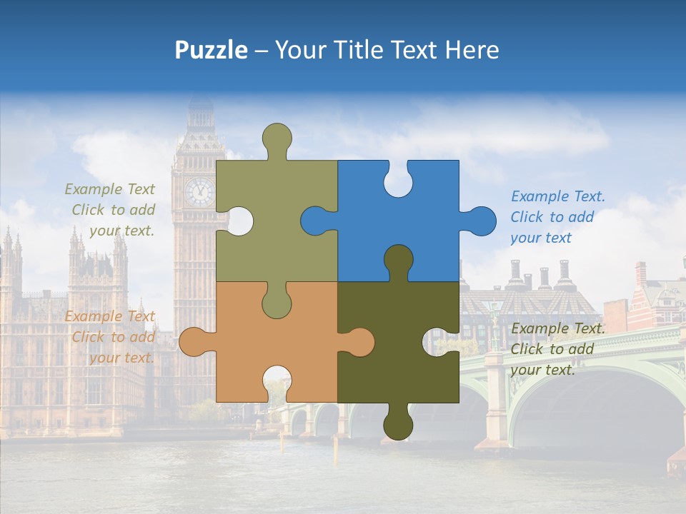 Urban Ornate Houses PowerPoint Template