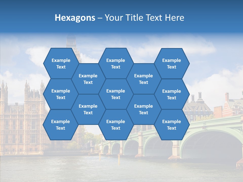 Urban Ornate Houses PowerPoint Template