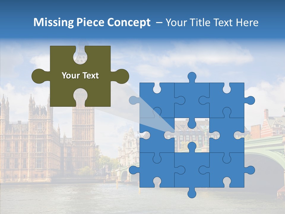 Urban Ornate Houses PowerPoint Template