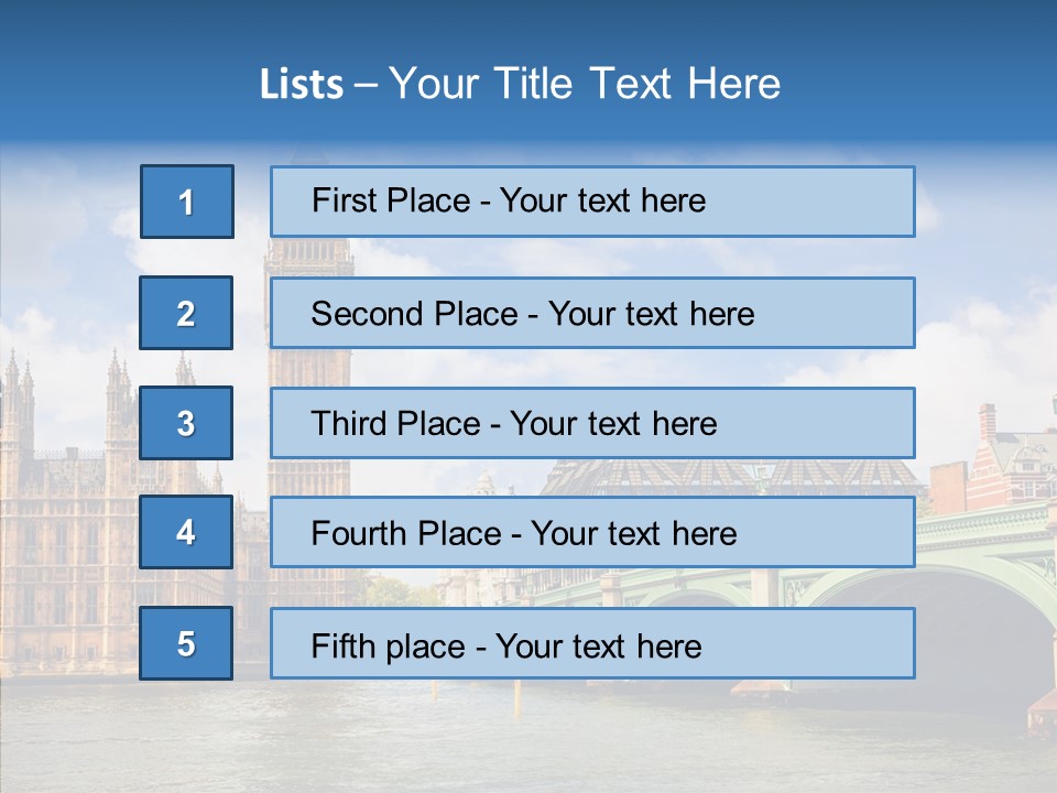 Urban Ornate Houses PowerPoint Template