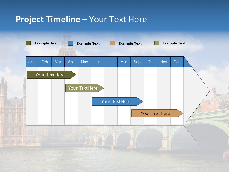 Urban Ornate Houses PowerPoint Template