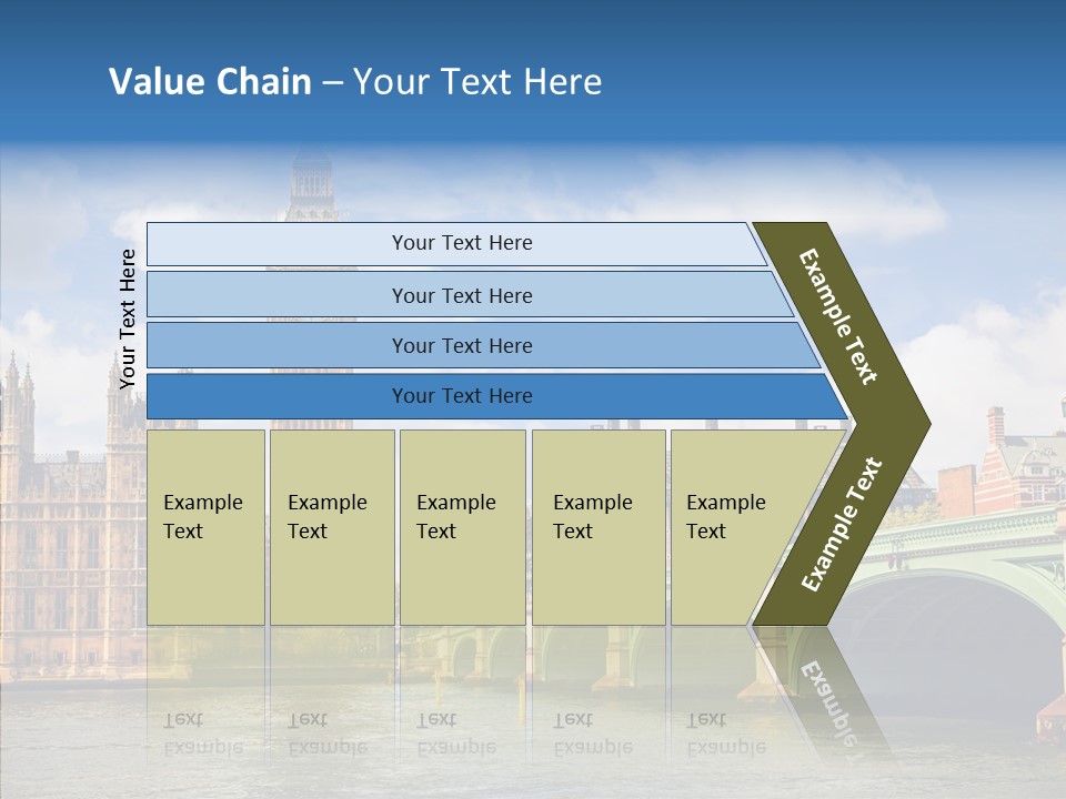 Urban Ornate Houses PowerPoint Template