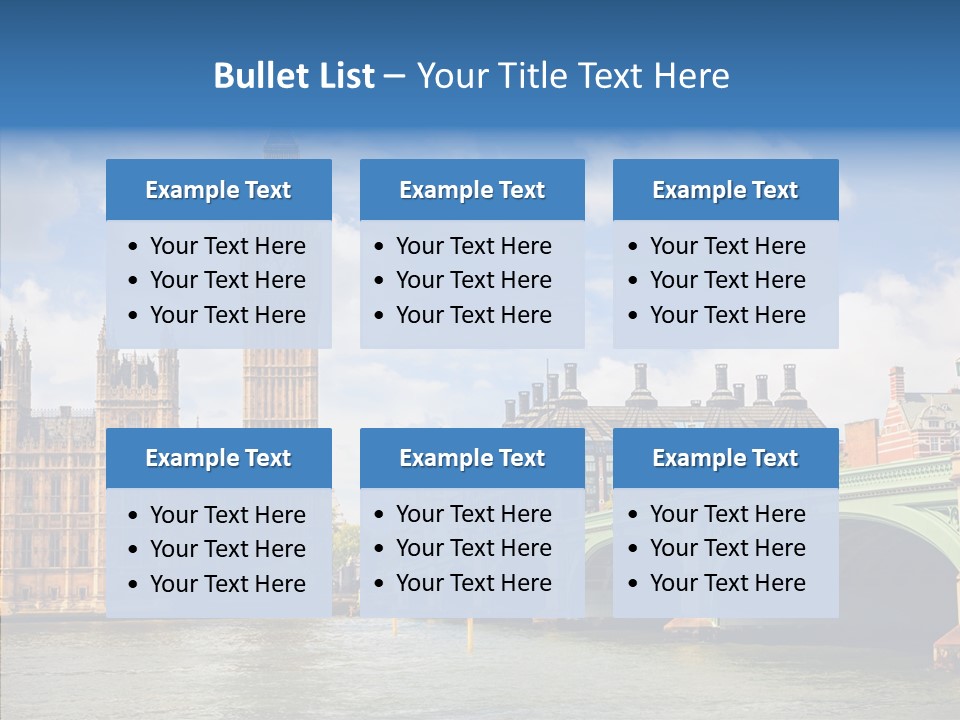 Urban Ornate Houses PowerPoint Template