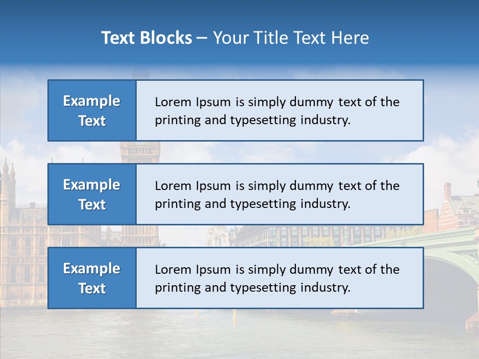 Urban Ornate Houses PowerPoint Template