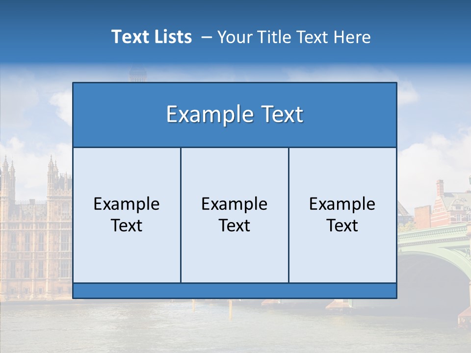 Urban Ornate Houses PowerPoint Template