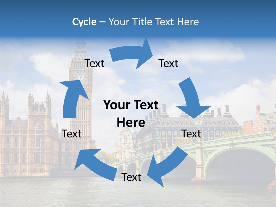 Urban Ornate Houses PowerPoint Template