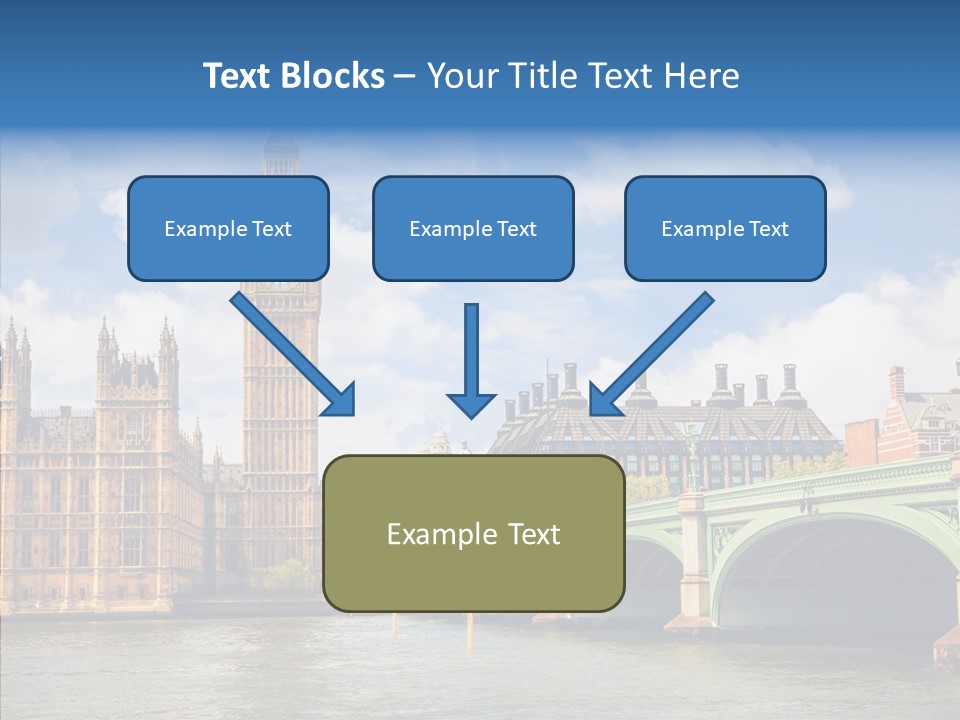 Urban Ornate Houses PowerPoint Template