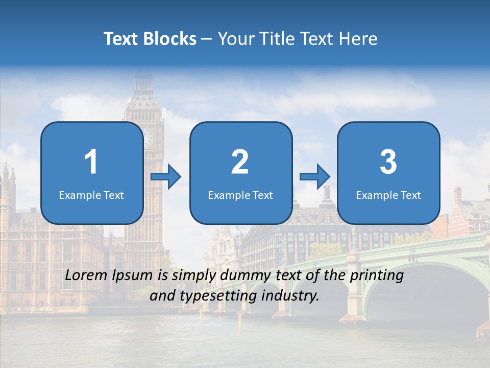 Urban Ornate Houses PowerPoint Template