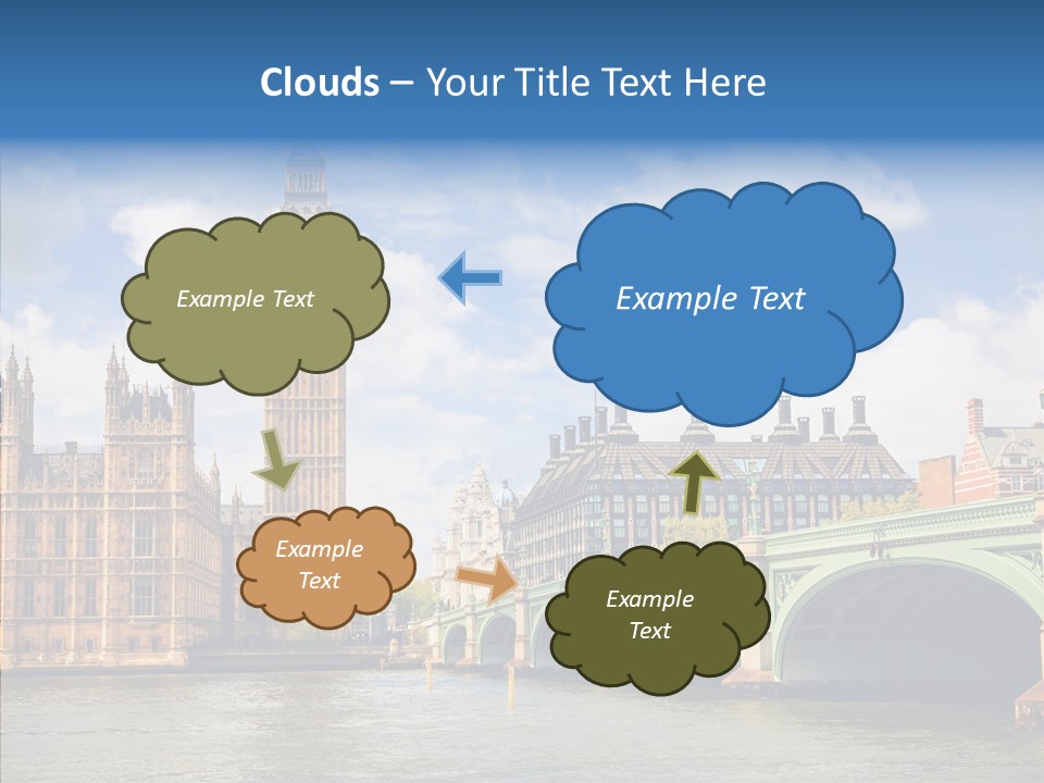 Urban Ornate Houses PowerPoint Template