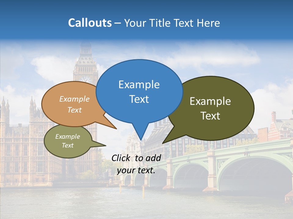 Urban Ornate Houses PowerPoint Template