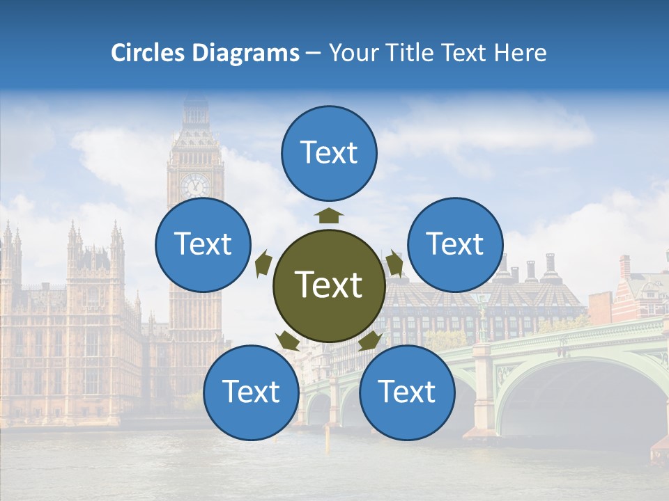 Urban Ornate Houses PowerPoint Template