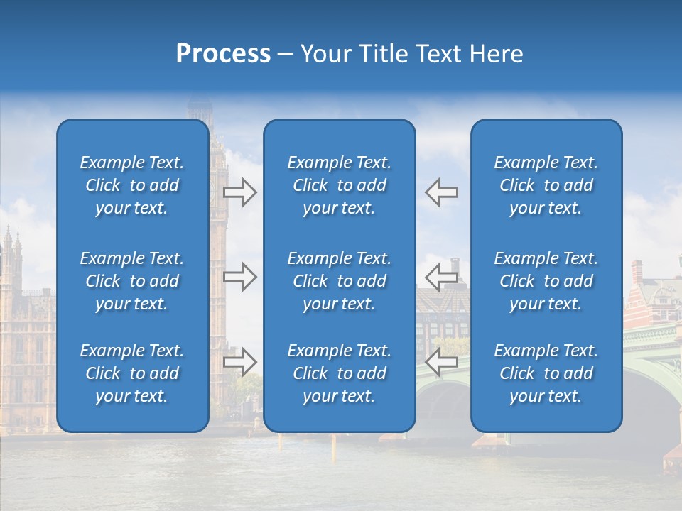 Urban Ornate Houses PowerPoint Template