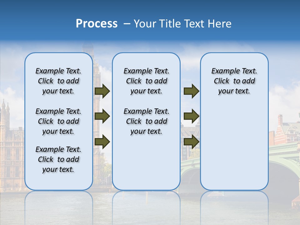 Urban Ornate Houses PowerPoint Template