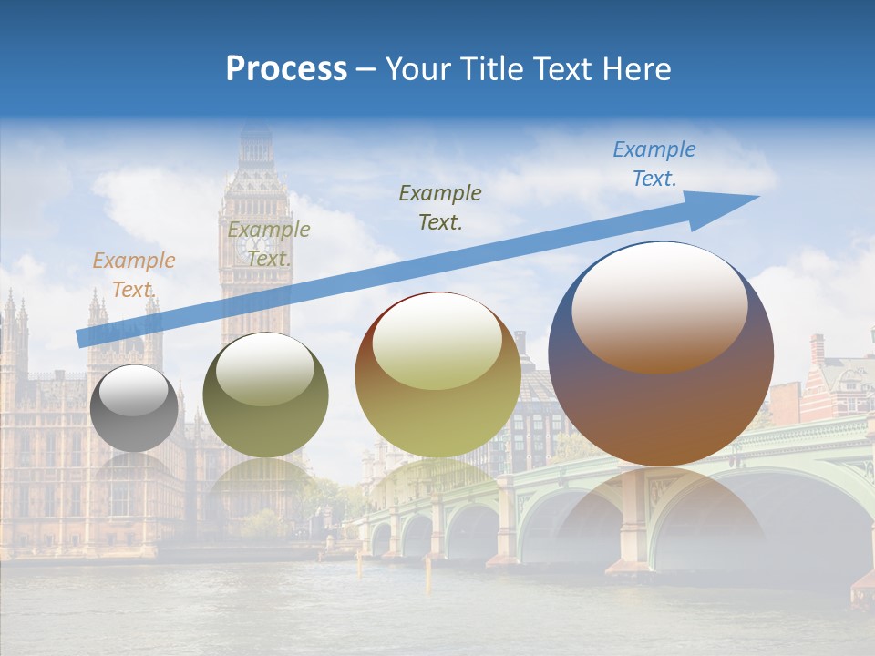 Urban Ornate Houses PowerPoint Template