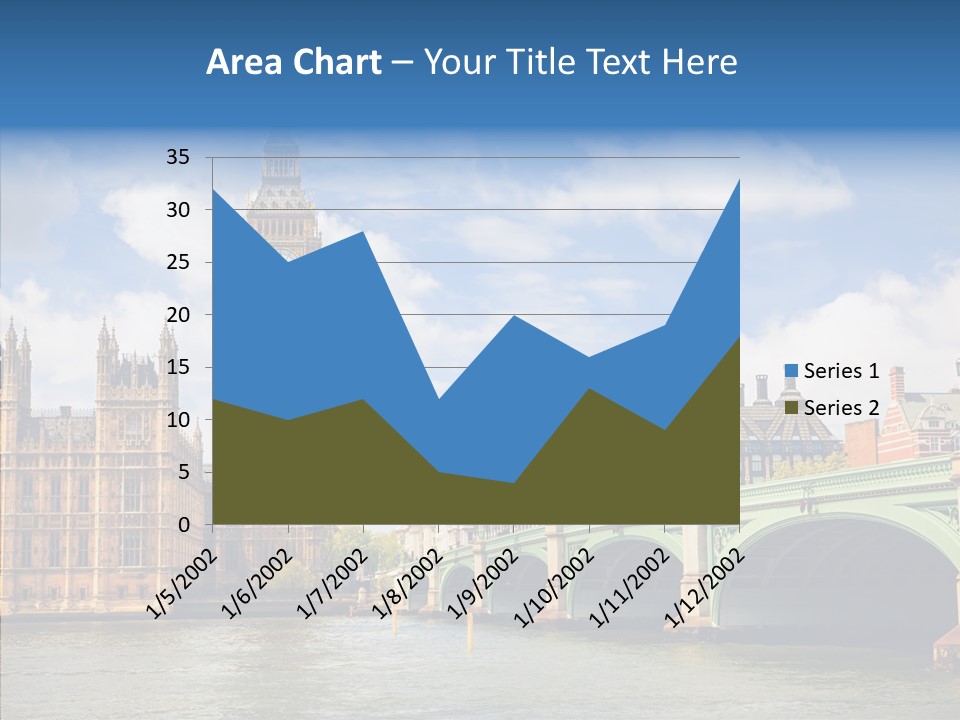 Urban Ornate Houses PowerPoint Template
