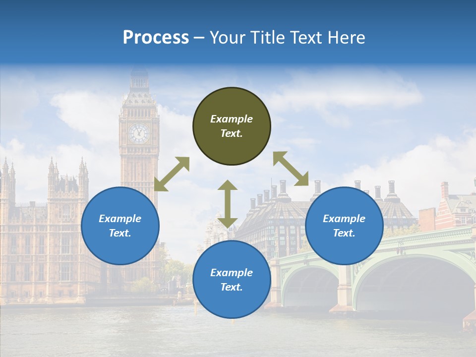 Urban Ornate Houses PowerPoint Template