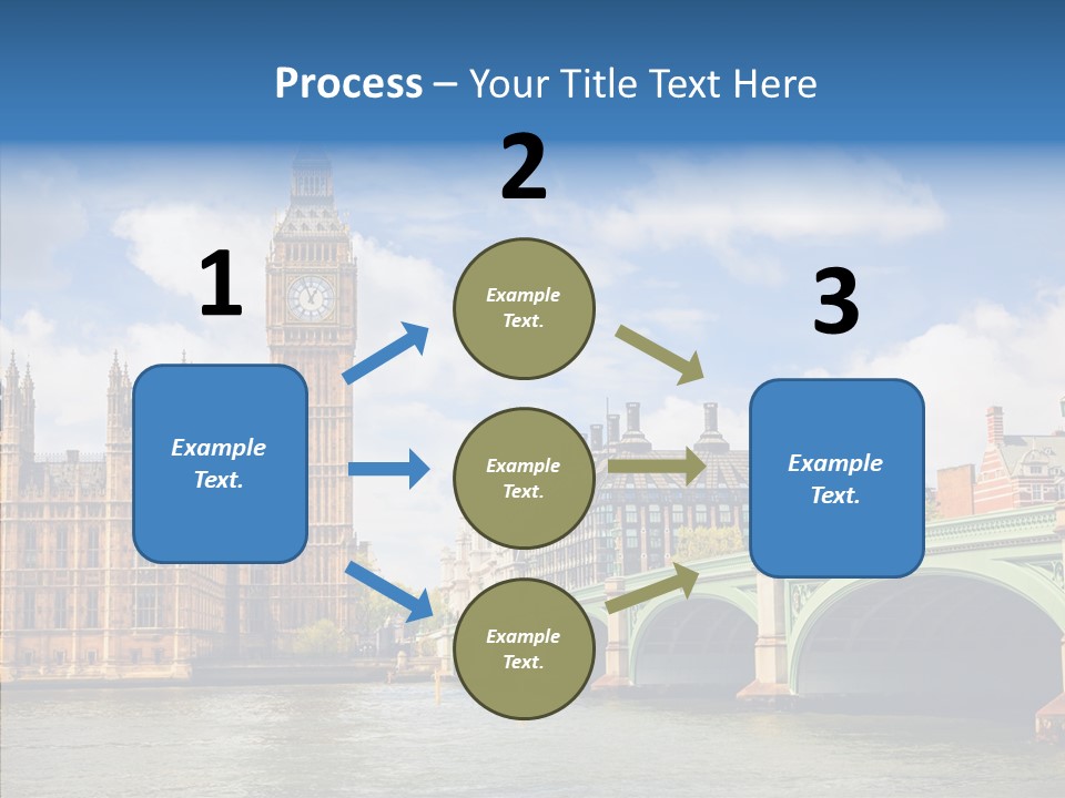 Urban Ornate Houses PowerPoint Template