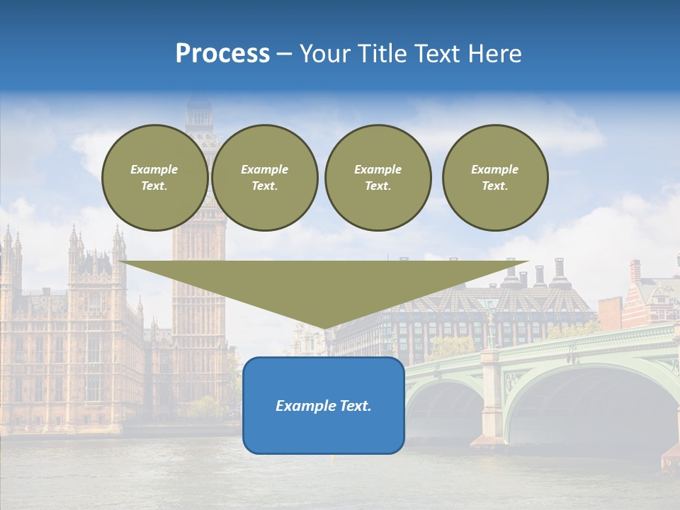 Urban Ornate Houses PowerPoint Template