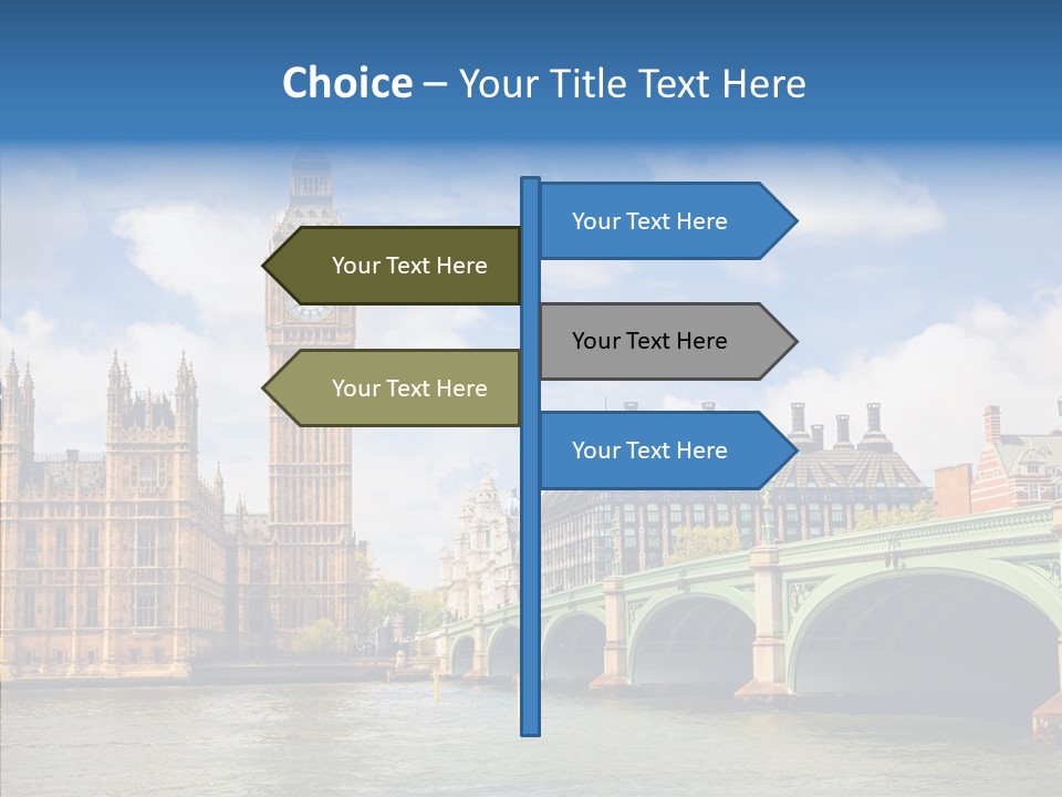Urban Ornate Houses PowerPoint Template