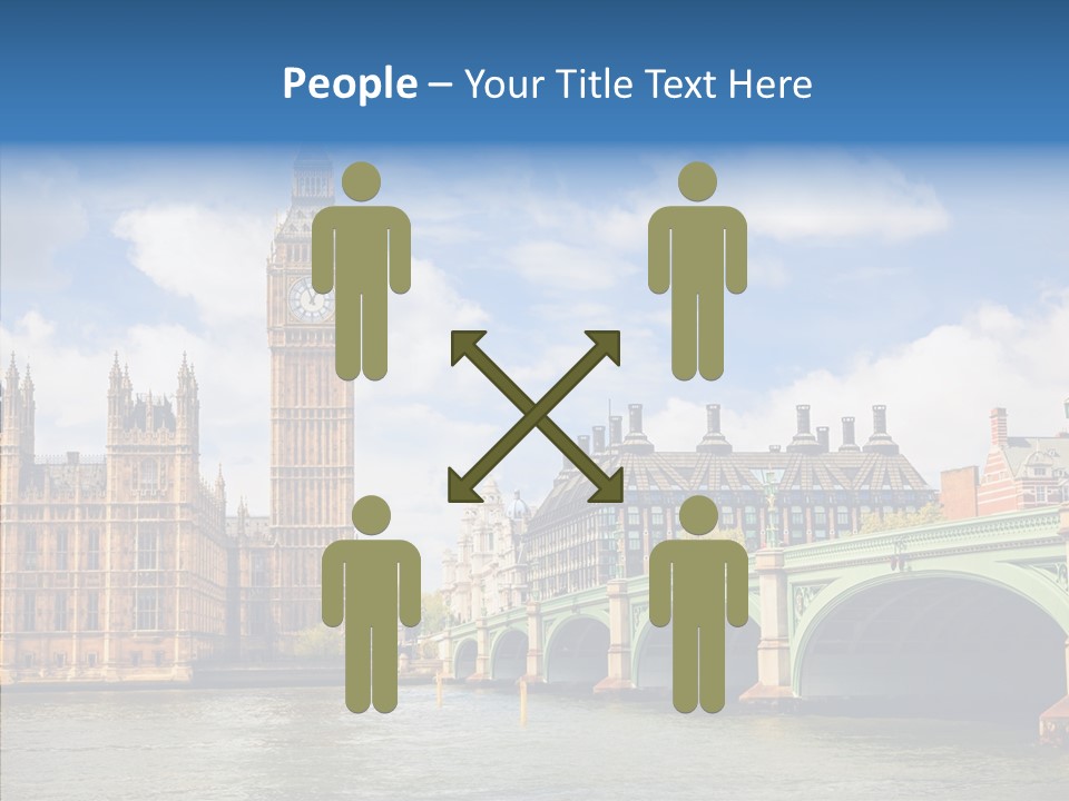 Urban Ornate Houses PowerPoint Template