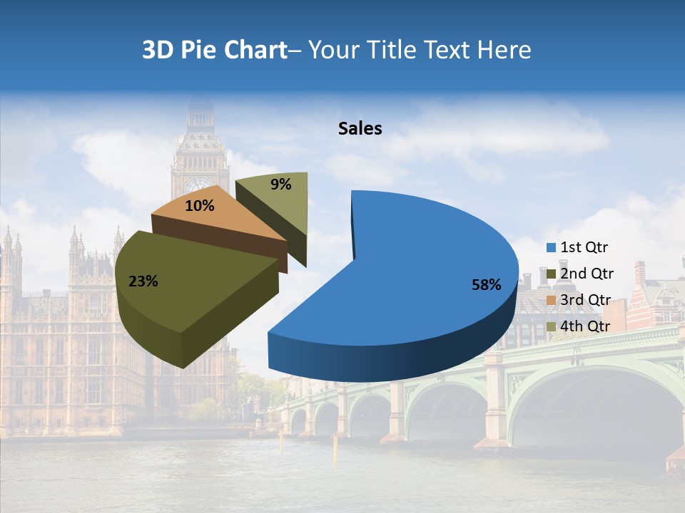 Urban Ornate Houses PowerPoint Template