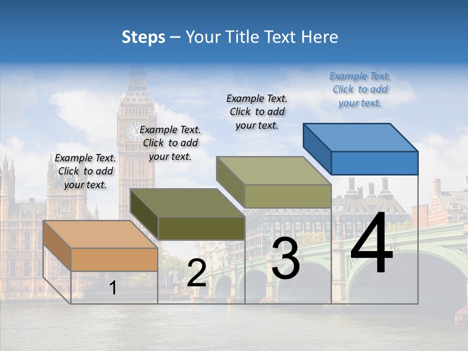 Urban Ornate Houses PowerPoint Template