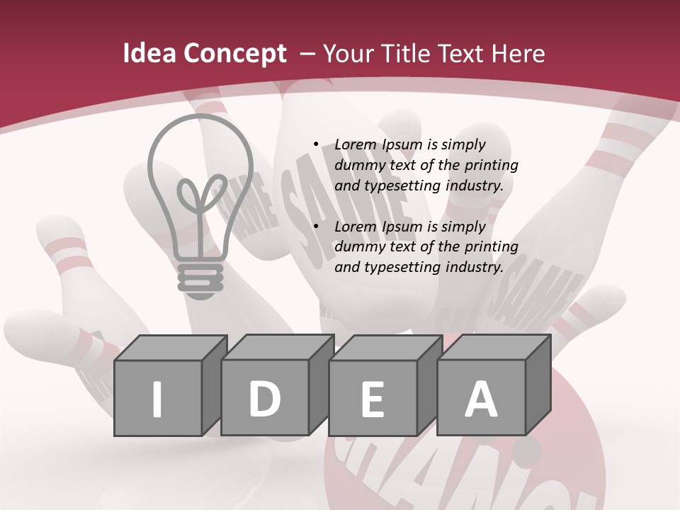 Graphic Shakeup Succeed PowerPoint Template