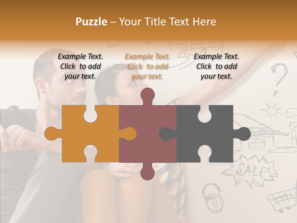 Mortgage Resting Woman PowerPoint Template