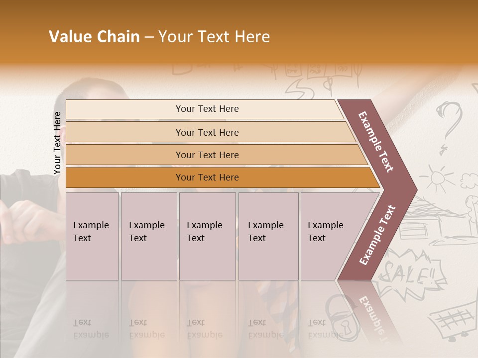 Mortgage Resting Woman PowerPoint Template