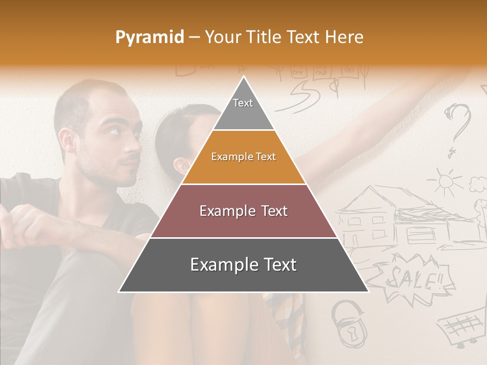 Mortgage Resting Woman PowerPoint Template