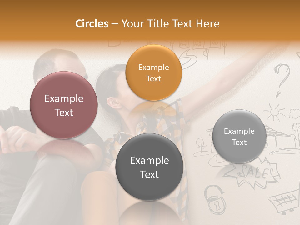 Mortgage Resting Woman PowerPoint Template