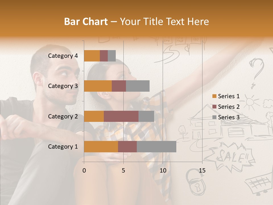 Mortgage Resting Woman PowerPoint Template