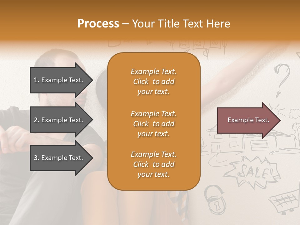 Mortgage Resting Woman PowerPoint Template