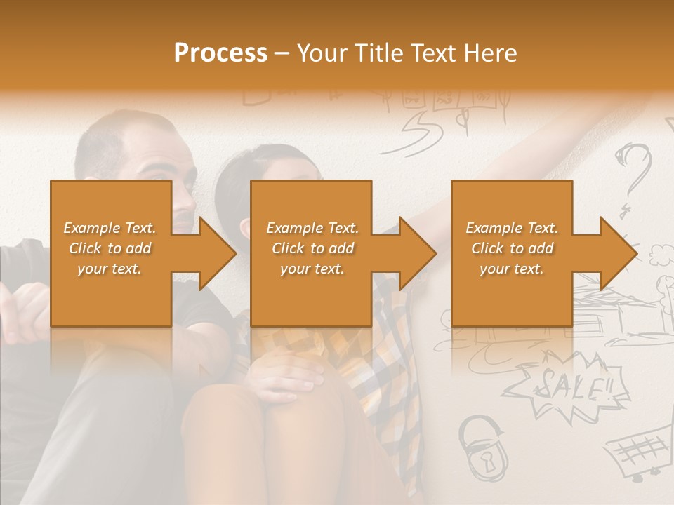 Mortgage Resting Woman PowerPoint Template
