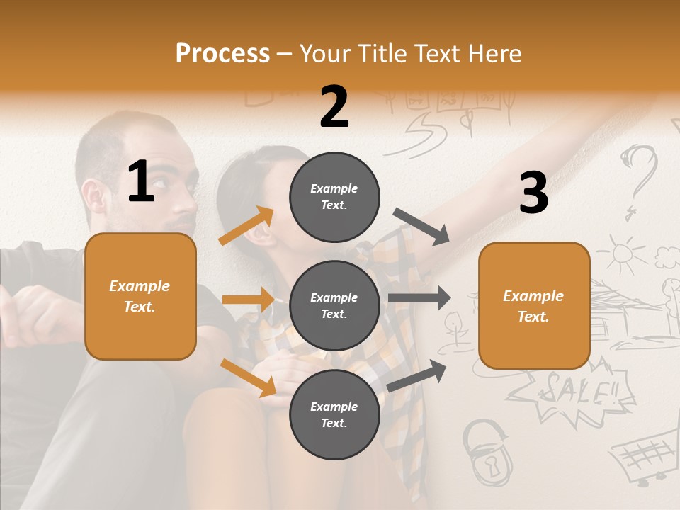 Mortgage Resting Woman PowerPoint Template