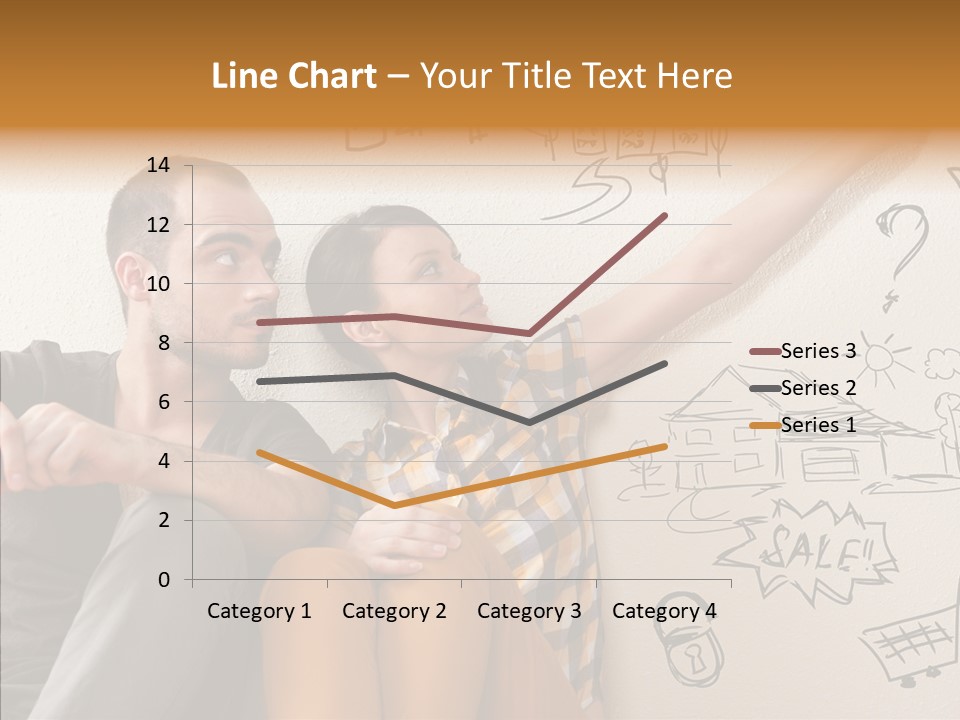 Mortgage Resting Woman PowerPoint Template