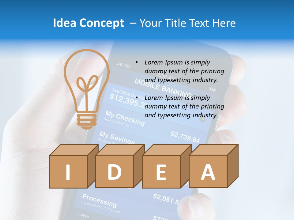 Connection Investment Online PowerPoint Template