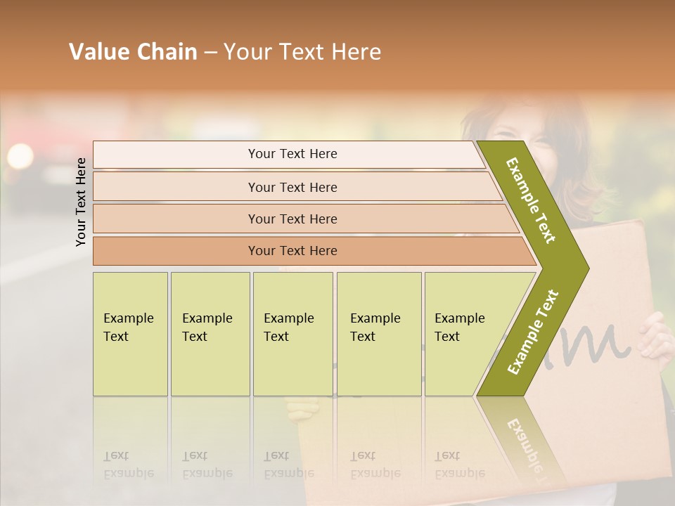 Voyage Woman Roadside PowerPoint Template