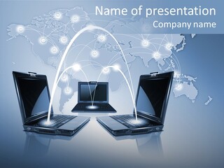 Touch Global Mobility PowerPoint Template
