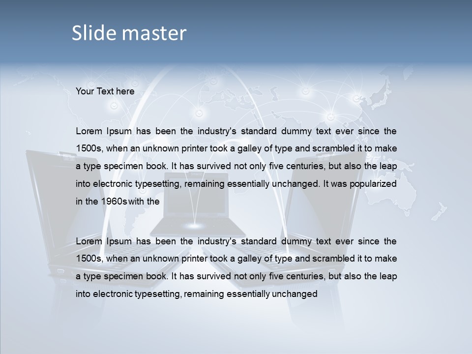 Touch Global Mobility PowerPoint Template