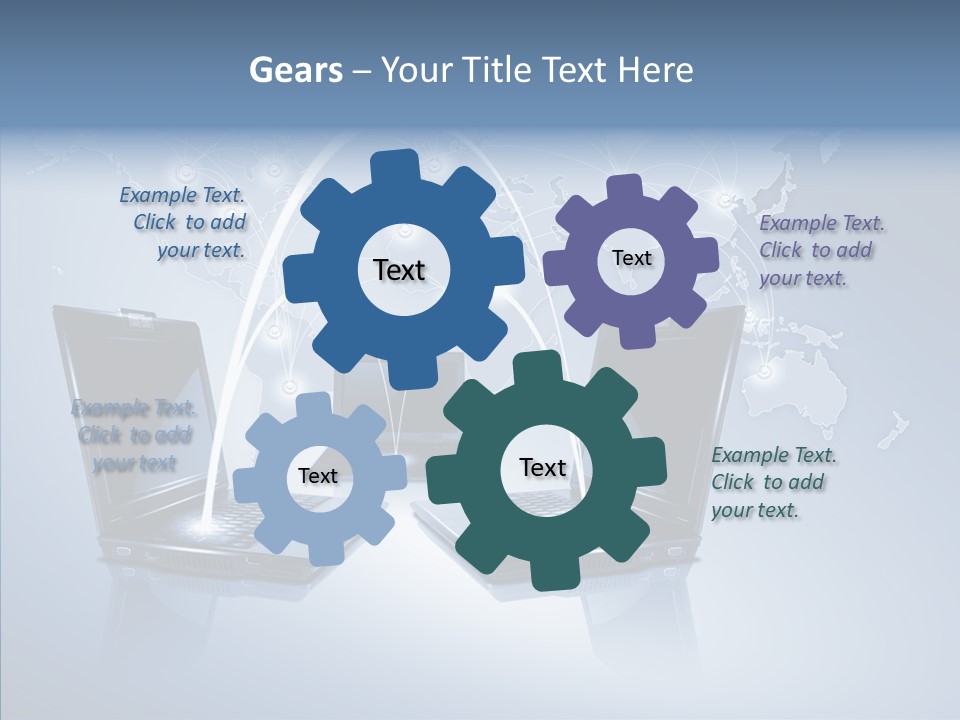 Touch Global Mobility PowerPoint Template